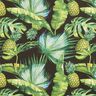 Outdoor Fabric Canvas Pineapple – grass green/black,  thumbnail number 1