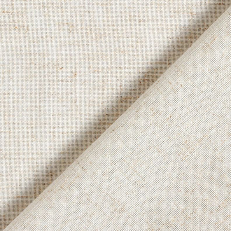 Curtain Fabric Linen Blend Plain – natural, image number 4
