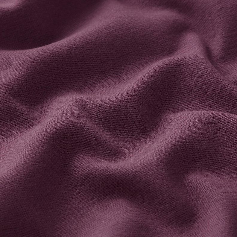 GOTS Cotton Ribbing | Tula – aubergine,  image number 2
