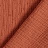 Double Gauze/Muslin dobby – terracotta,  thumbnail number 4