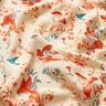 LENZING™ ECOVERO™ viscose fabric birds and fairies | Katia Fabrics – cream/fire red,  thumbnail number 2