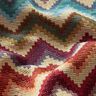 Decor Fabric Tapestry Fabric Chevron – light beige/carmine,  thumbnail number 2