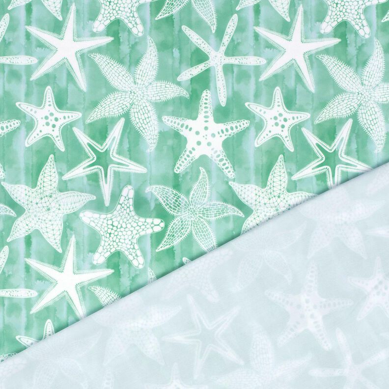 Swimsuit Fabric UPF50 starfish – eucalyptus/white,  image number 4
