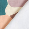 Decor Fabric Half Panama Abstract Spots – natural/mauve grey,  thumbnail number 4