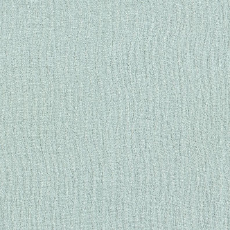 Linen Cotton Blend Jacquard Wave Pattern – pale mint,  image number 5