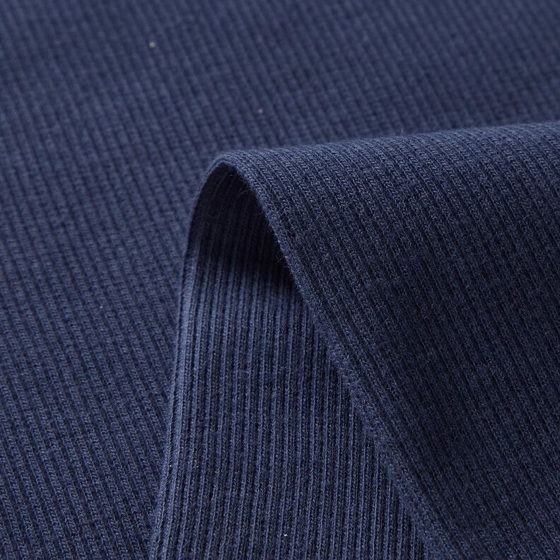 2x2 Ribbing Plain – navy blue,  image number 5