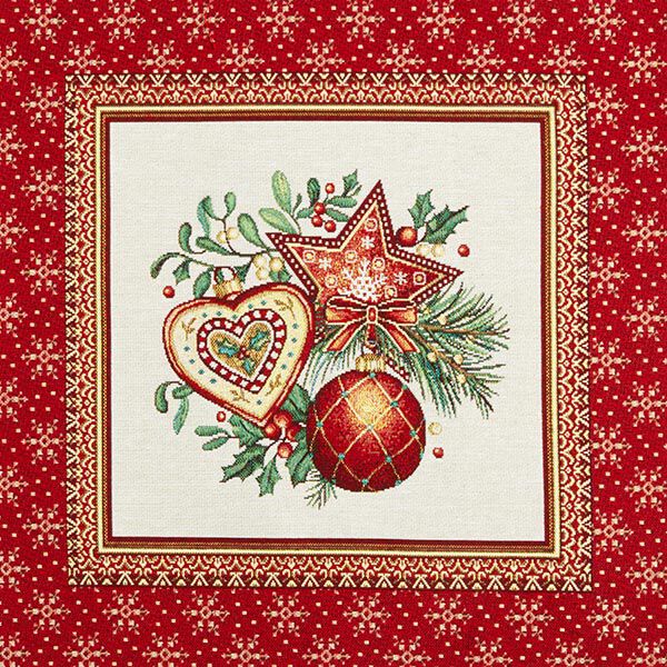 Decorative Panel Tapestry Fabric Christmas Decorations – carmine,  image number 1