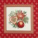 Decorative Panel Tapestry Fabric Christmas Decorations – carmine,  thumbnail number 1