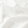 Broderie Anglaise Flowers with scalloped edges – white,  thumbnail number 2