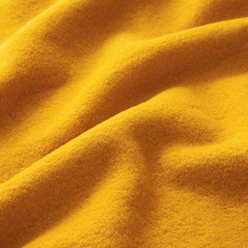 Cotton Fleece Plain – curry yellow, image number 3