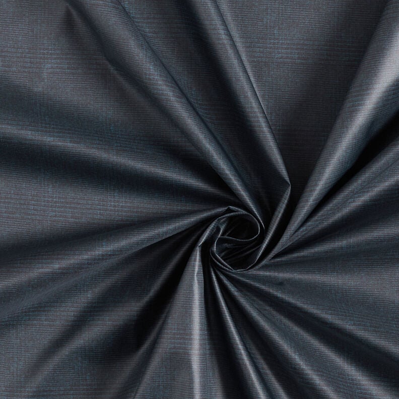 Checked rain jacket fabric – midnight blue, image number 6
