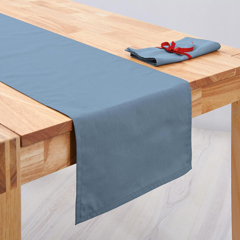 Linen fabric Ramie mix medium – dove blue, image number 9