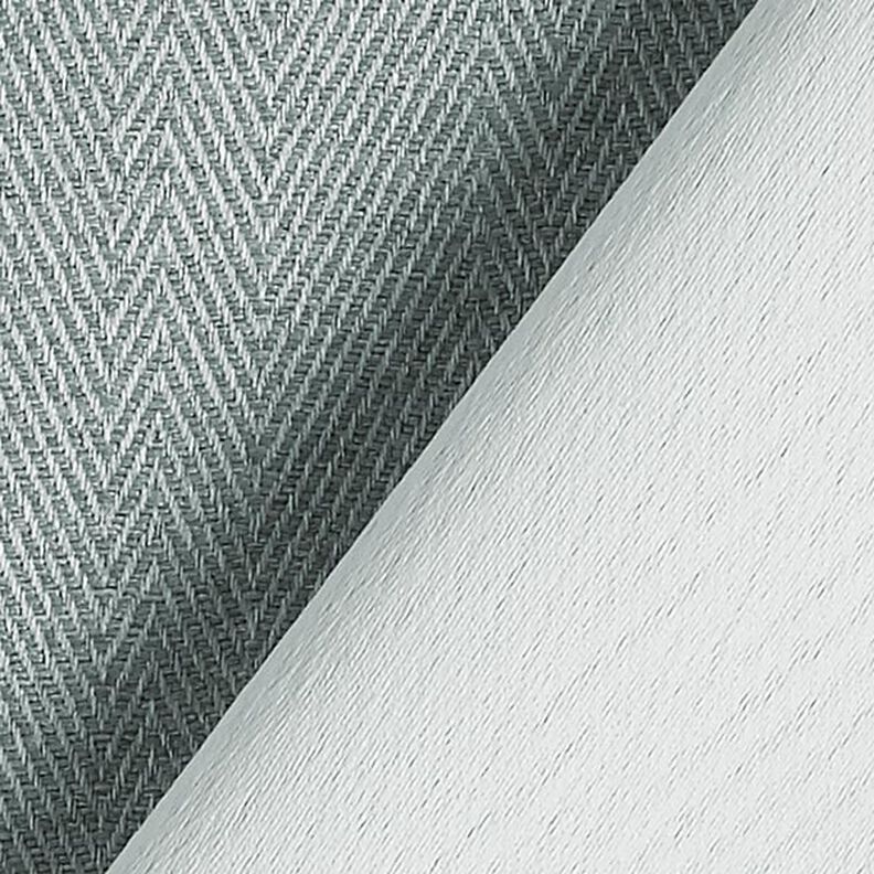 Blackout fabric Herringbone – pastel green,  image number 4