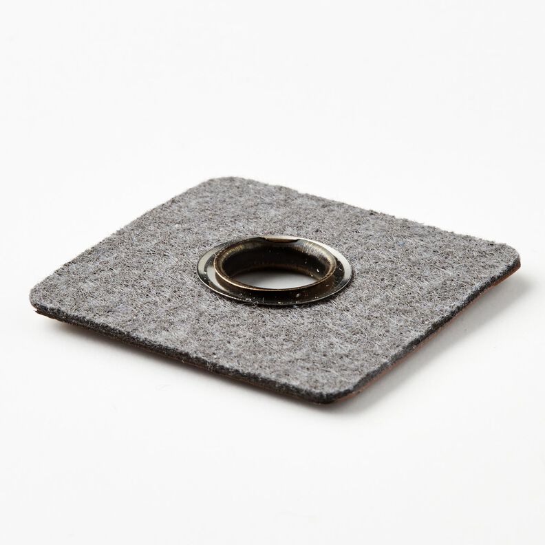 Eyelet patch [30 x 30 mm] – bronze/copper,  image number 3