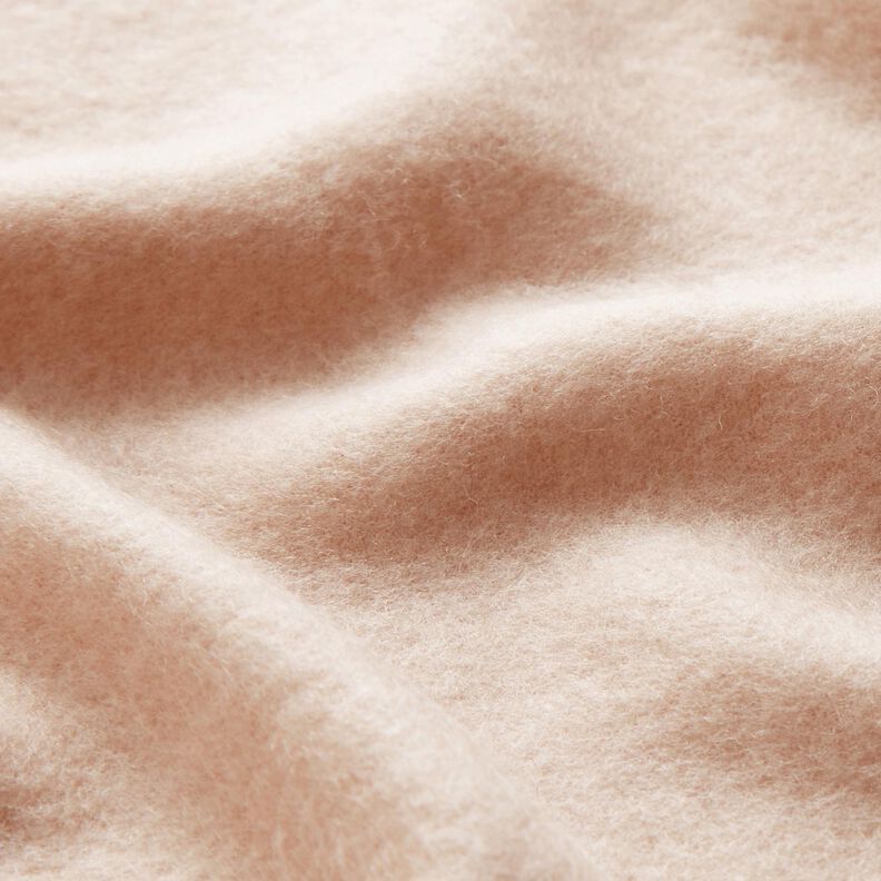 Mohair blend plain fleece fabric – rosé,  image number 2