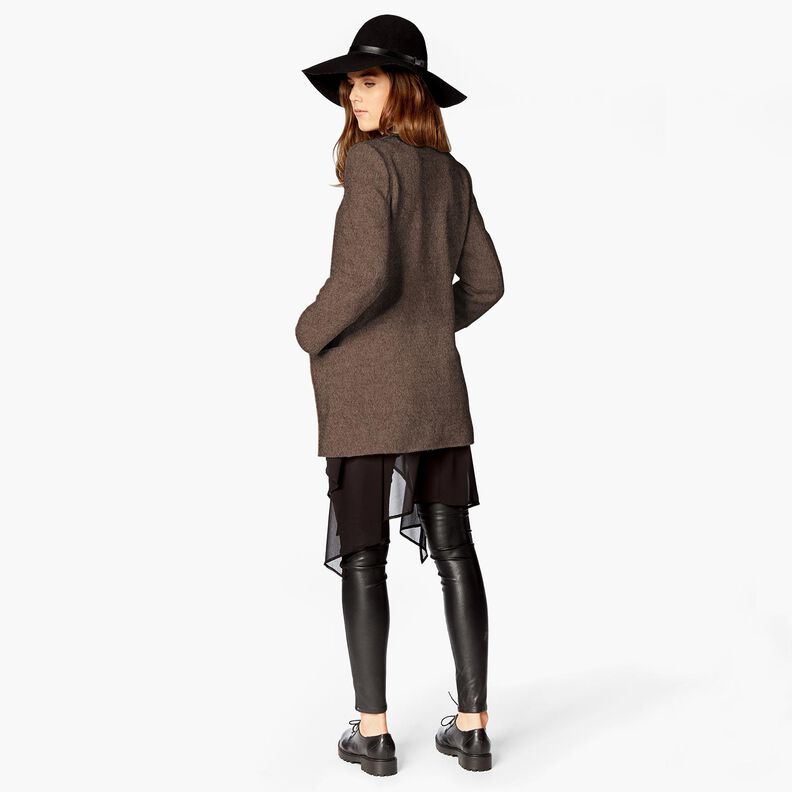 Fulled woollen loden Mottled – brown, image number 10