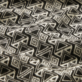 Triangles knitted jacquard – black/white, 