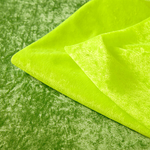 Crushed Velvet – neon green,  image number 4
