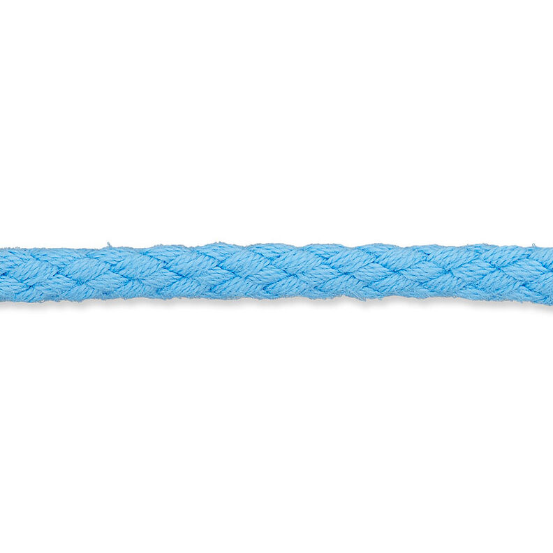 Cotton cord [Ø 5 mm] – light wash denim blue,  image number 1