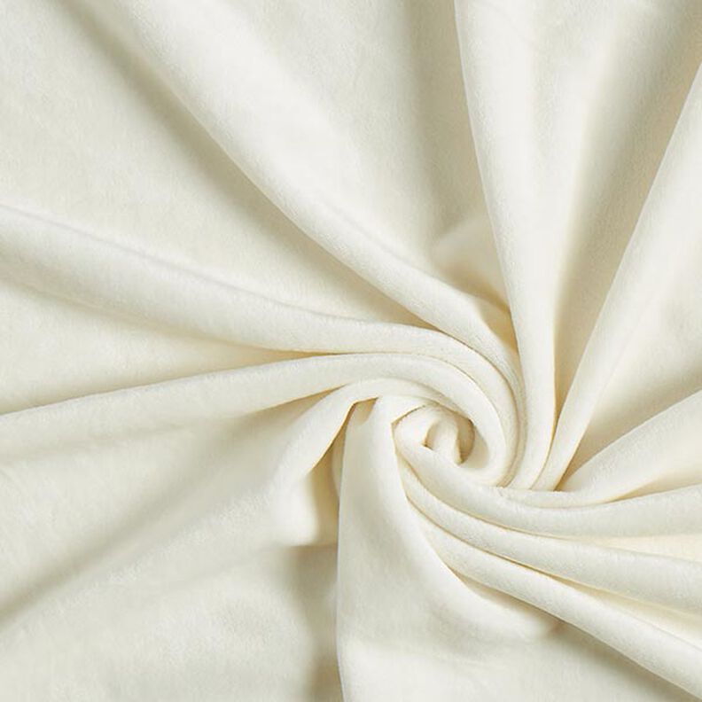 Stretch Velvet Nicky Velours – white,  image number 1