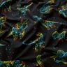 Cotton Jersey Dino outlines | Glitzerpüppi – black/colour mix,  thumbnail number 1