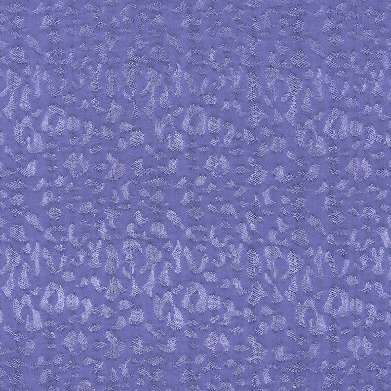 Leopard print viscose fabric – blue lilac,  image number 1