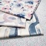 Decor Fabric Half Panama abstract rings – pastel mauve/blue,  thumbnail number 5
