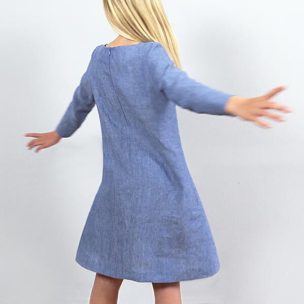 AMELAND Dress with Neckline Pleats | Studio Schnittreif | 86-152,  image number 5