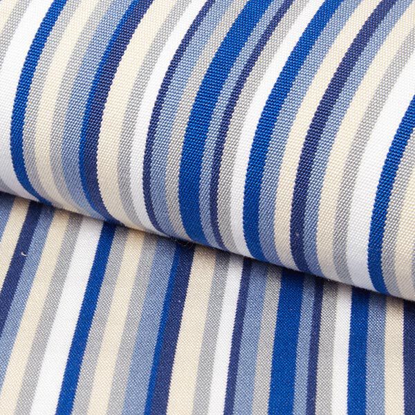 Outdoor Deckchair fabric Longitudinal stripes, 44 cm – blue,  image number 1