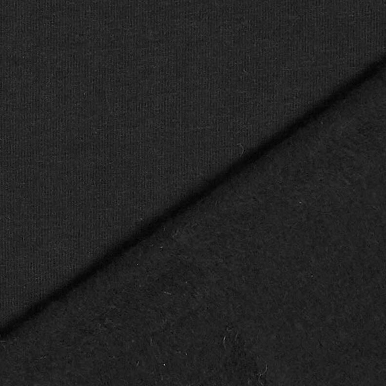 GOTS Softsweat | Tula – black | Remnant 70cm,  image number 3
