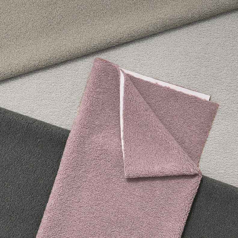 Upholstery Fabric Sheepskin look – silver grey,  image number 4
