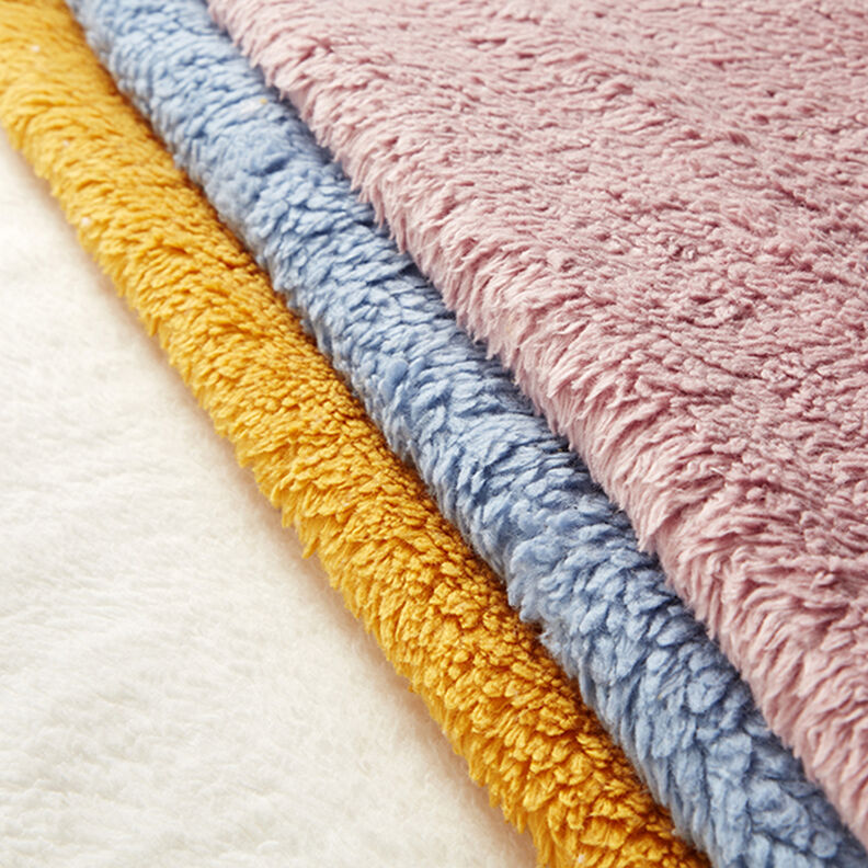 Plain cotton sherpa – dusky pink,  image number 6