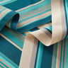 Outdoor Deckchair fabric Longitudinal stripes 44 cm – almond/petrol,  thumbnail number 7