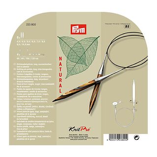Circular Knitting Needle Set Natural, 12 pieces [4,0 – 10,0] | Prym, 