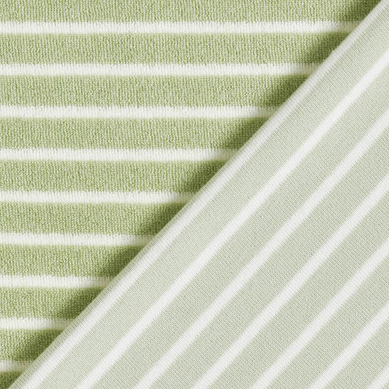 terry cloth jersey stripes | by Poppy – pistachio,  image number 4