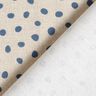 Decor Fabric Half Panama loose dots – blue/cashew,  thumbnail number 4