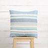 Decor Fabric Half Panama Colourful Stripe Mix Recycled – brilliant blue,  thumbnail number 5