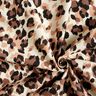 Cotton Cretonne Leopard polka dots &ndash; light beige/black,  thumbnail number 3