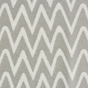 Outdoor Fabric Jacquard Ikat Print – light grey, 