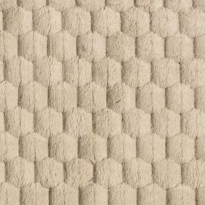 Faux Fur Honeycomb – anemone, 