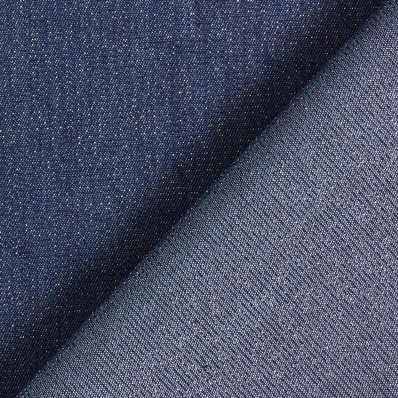 fine glittery stripes chambray – navy blue,  image number 3