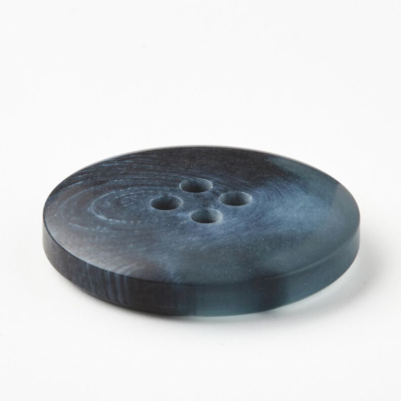 4-hole round button [Ø 25 mm] – denim blue,  image number 3