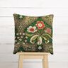 Decor Fabric Tapestry Fabric Floral Ornaments – green/light orange,  thumbnail number 7