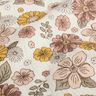 Double Gauze/Muslin Retro Flowers – white,  thumbnail number 2