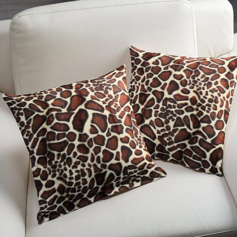 Imitation Fur Giraffe – brown,  image number 5