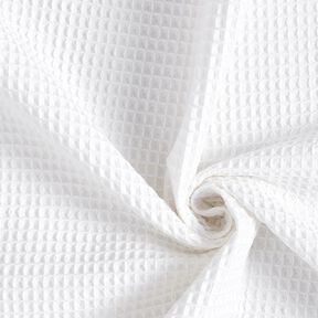 Waffle Piqué – white, 