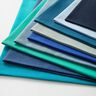 Cuffing Fabric Plain – denim blue,  thumbnail number 9