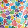 Cotton satin Colourful hearts,  thumbnail number 2