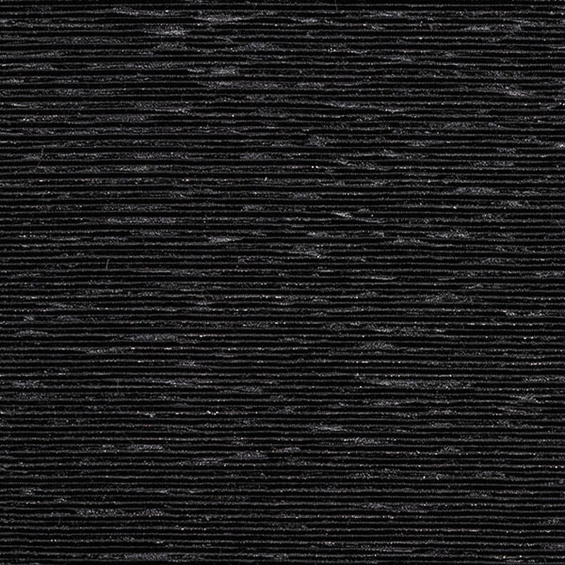 Plain Lurex Pleated Velvet – black,  image number 1