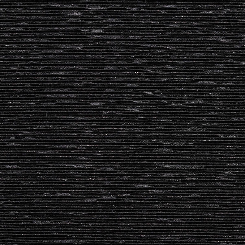 Plain Lurex Pleated Velvet – black,  image number 1